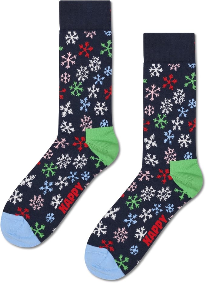Happy Socks Snow Sock - unisex sokken - navy - Unisex - Maat: 41 - 46