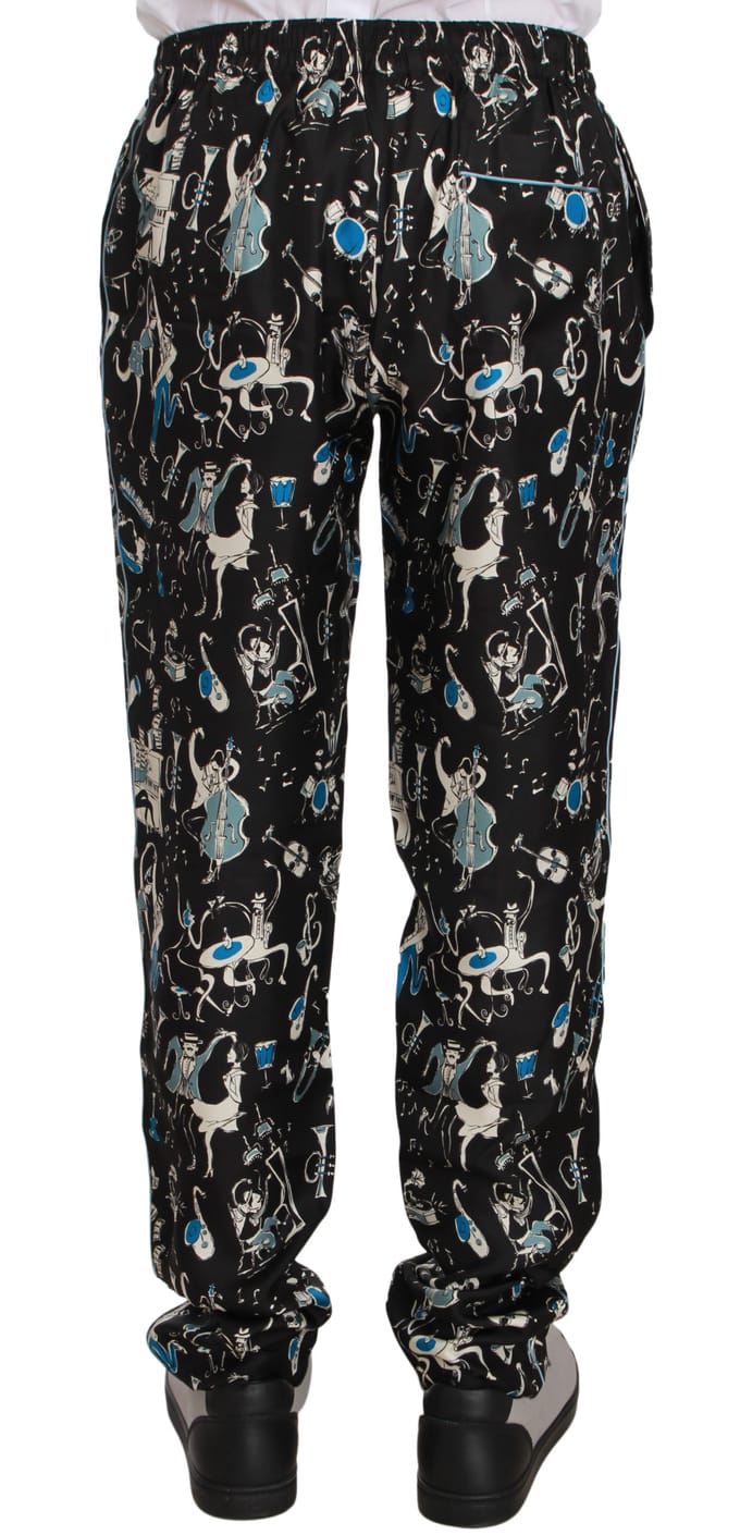 Muziekprint Broek Pt0155