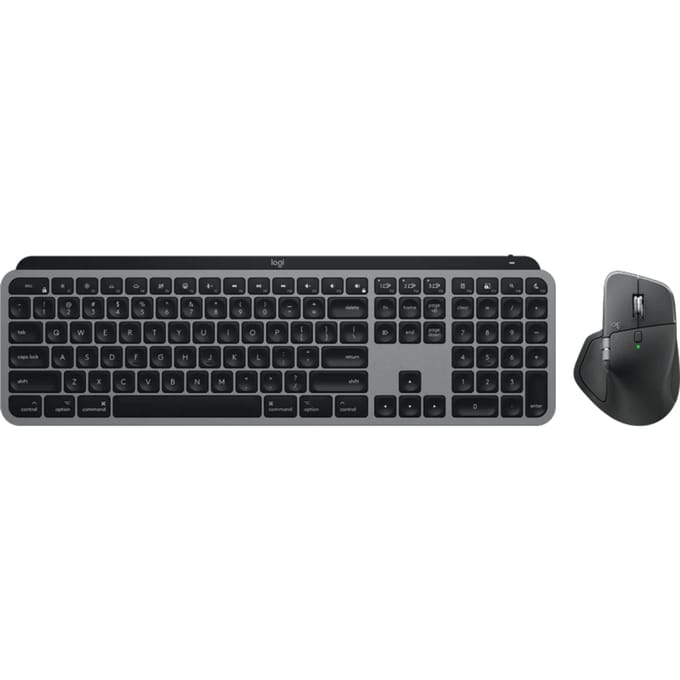 Logitech MX Master 4 voor Mac Spacezwart + Logitech MX Keys S for Mac Qwerty Zwart