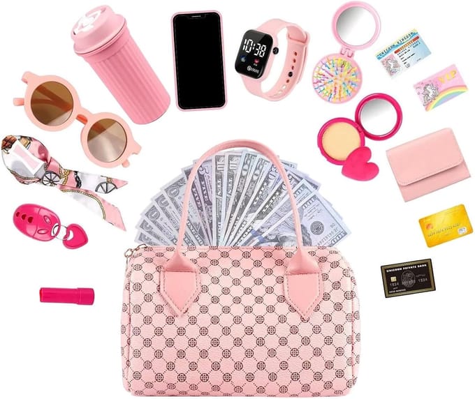 Speeltasje Meisjes - Prinsessen tas - Rollenspel Pret - Inclusief Accessoires - 22 cm - Niet gespecificeerd