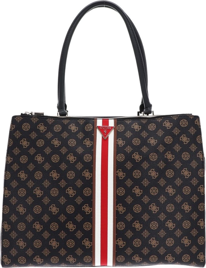 Guess Van Sant Travel Carryal Dames Reiskoffer/Tas - Mocha Logo - One Size