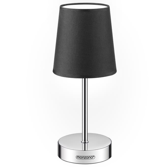 Monzana Tafellamp 1 Stuks – Incl. Lampenkap/ E14/ 32cm - Antraciet