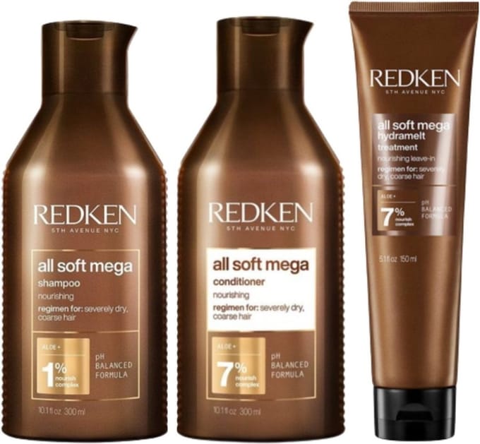 Redken - All Soft Mega Curls Luxe Set - 2x300ml+150ml