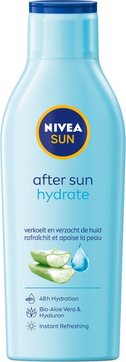 NIVEA SUN Hydraterende & Kalmerende Aftersun Lotion - Met Hyaluronzuur en Aloë Vera - 200 ml