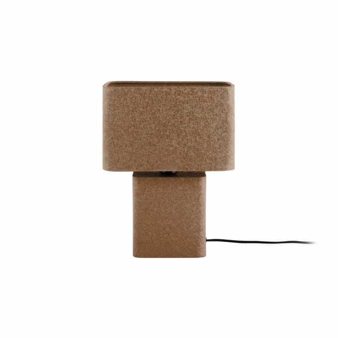 Leitmotiv Tafellamp Boaz Recto - Mokka - 24x14x33cm - Modern