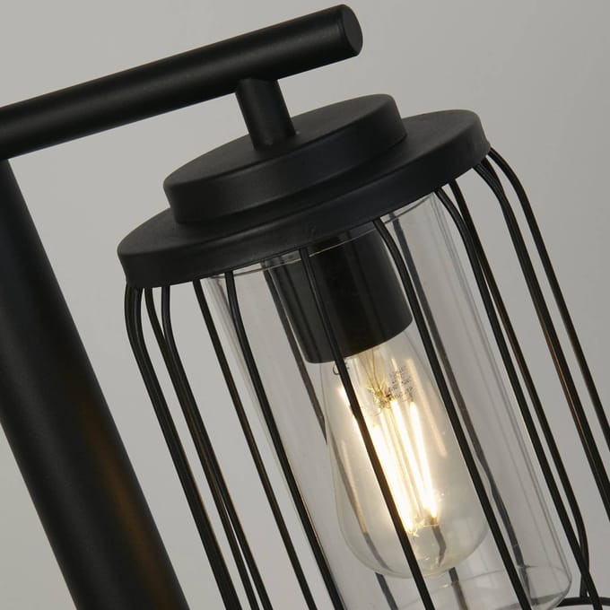 Searchlight Tuinpadverlichting, IP44, zwart, hoogte 100 cm, metaal