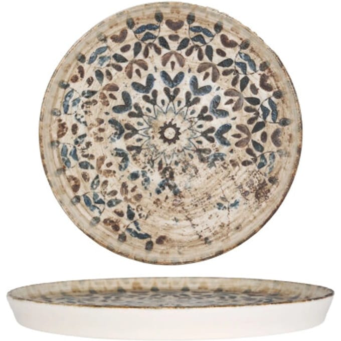 Rinart Dessertbord - Aztec - Porselein - 20 cm - set van 6