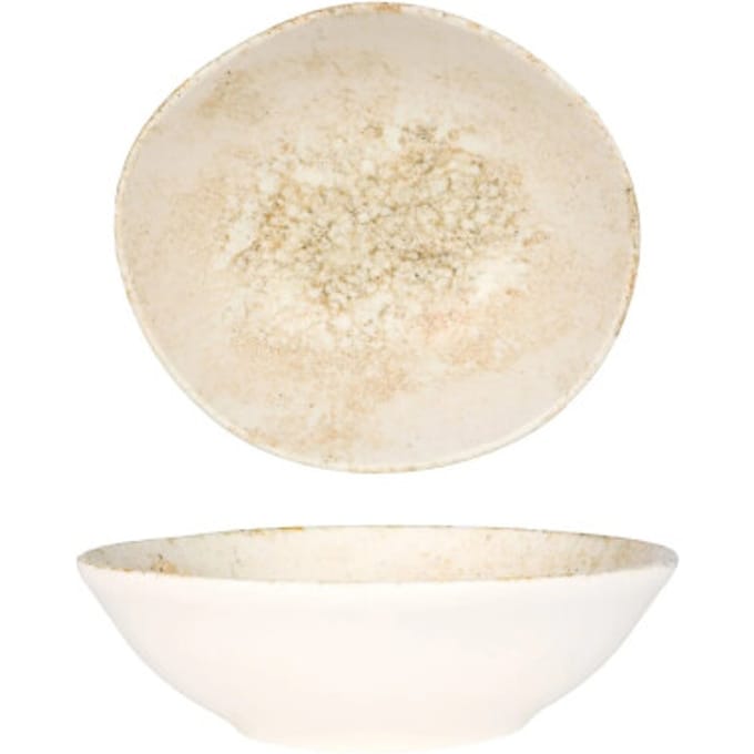 Bonna Kommetje - Nacrous - Porselein - 18 cm (470cc) - set van 6