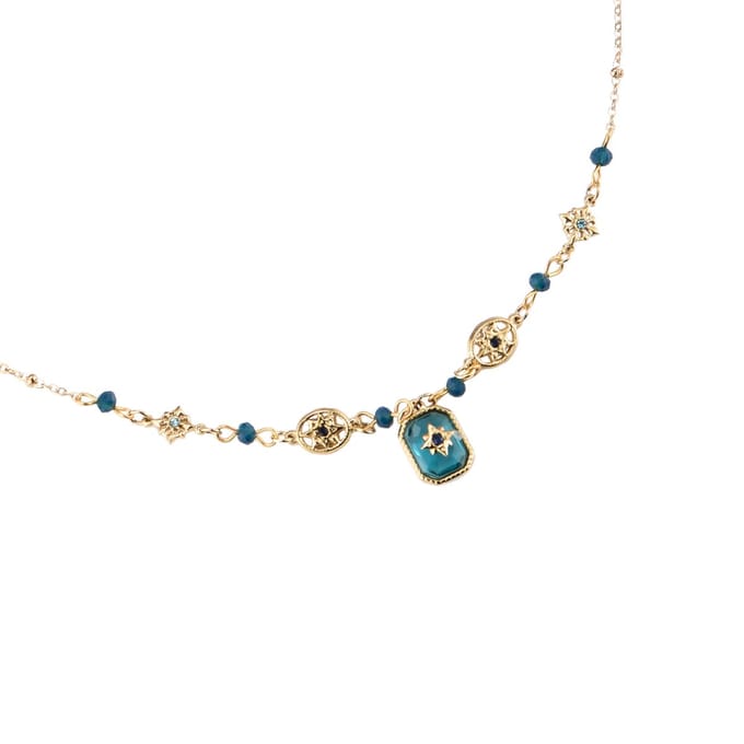 Bijoutheek Collier Aqua Stellaris Goud