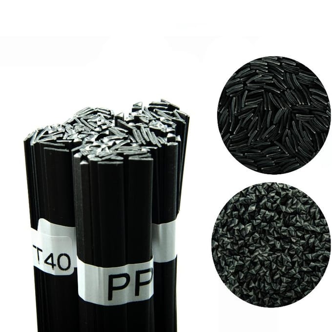 Prowelder Kit S Rosfix: Complete set bindmiddelen voor het lassen van kunststof (5 soorten 500g)