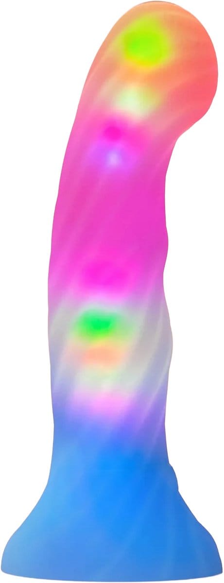 Love to Love - Candy Loop - Dildo met LED Verlichting - Blauw/Roze