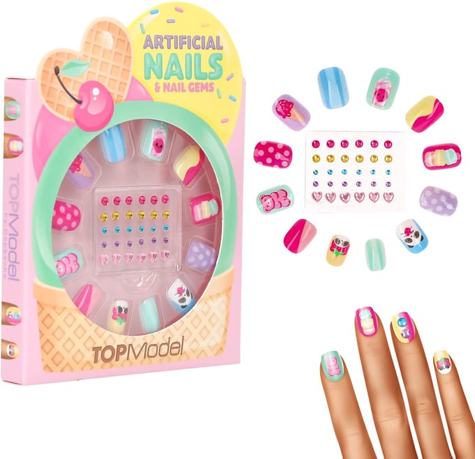 Depesche - TOPModel kunstnagels met glittersteentjes