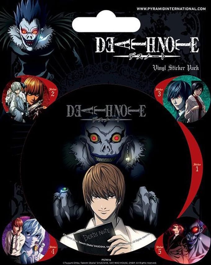 Death Note: Vinyl Stickers