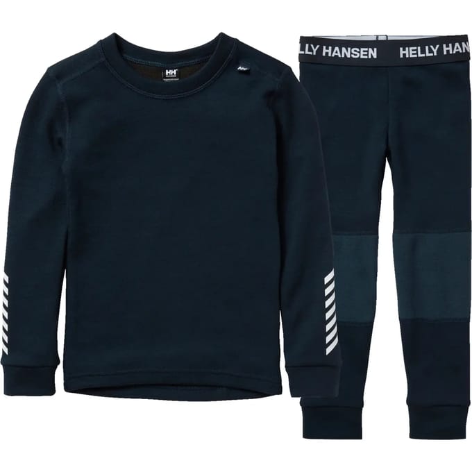 Helly Hansen Lifa Merino Lange Mouwen Basislaagset Zwart 24 Months Kinderen
