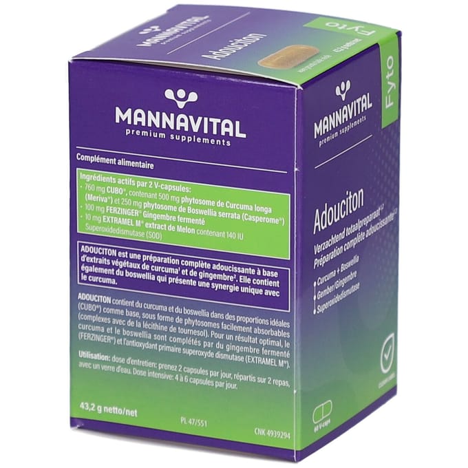Mannavital Fyto Adouciton 60 Capsules