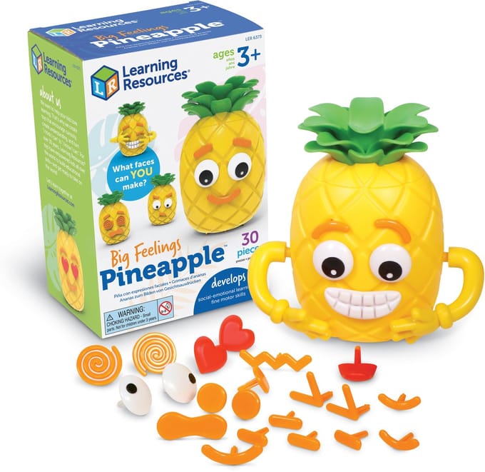 Learning Resources Big Feelings Pineapple™ - Ananas Speelset Gevoelens Leren - 3+
