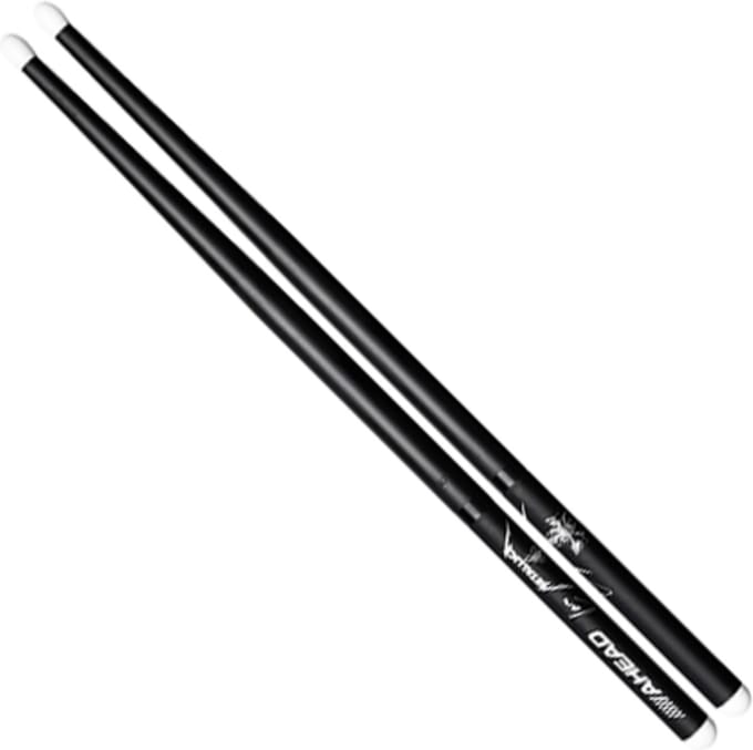 Ahead Sticks Lars Ulrich Aluminium Sticks, LU-SG, metallica, Long Taper - Accessoire voor drum