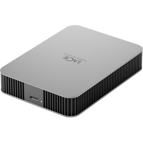 LaCie Mobile Drive Secure - 4TB - External Hard drive - Grey