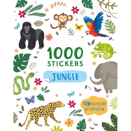 Jungle - 1000 Stickers - Claire Sipi