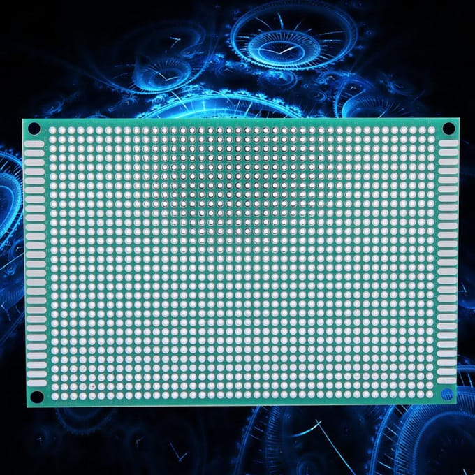 Lot de 10 prototypes PCB double face étamés 8 x 12 cm