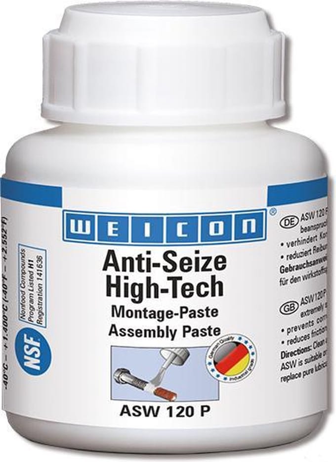 Weicon Anti-Seize ''High Tech'' ASW120P Montagepasta 120g