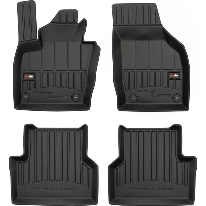 Frogum Audi Q3 I 2011-2018 - Automatten - 3D Design - TPE Rubber - 6 cm Hoge Rand