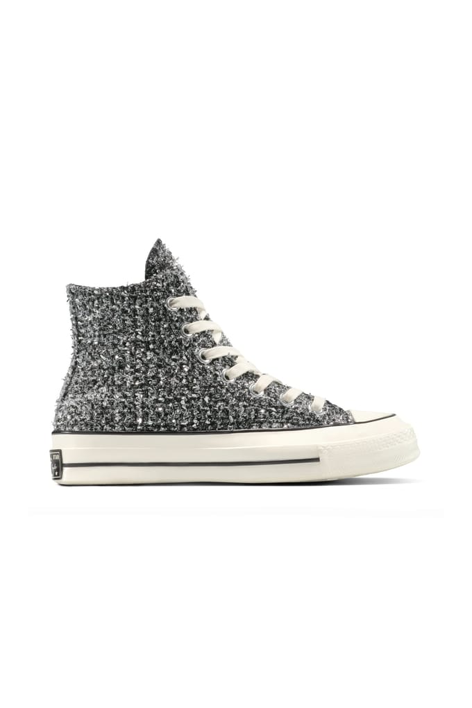Converse Unisex Chuck 70 Hi Black/silver/egret Maat: 44.5 | Sneakers Outlet | Unisex | Zilver