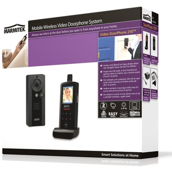 Marmitek - Video Doorphone 210 mobiel draadloos systeem