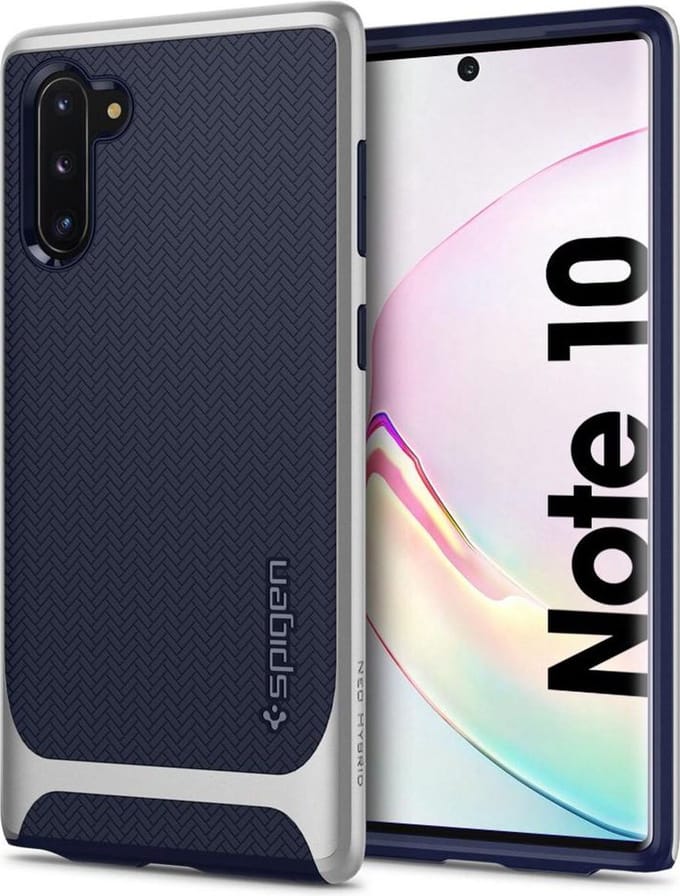 Spigen Neo Hybrid Samsung Galaxy Note 10 Hoesje Arctic Zilver