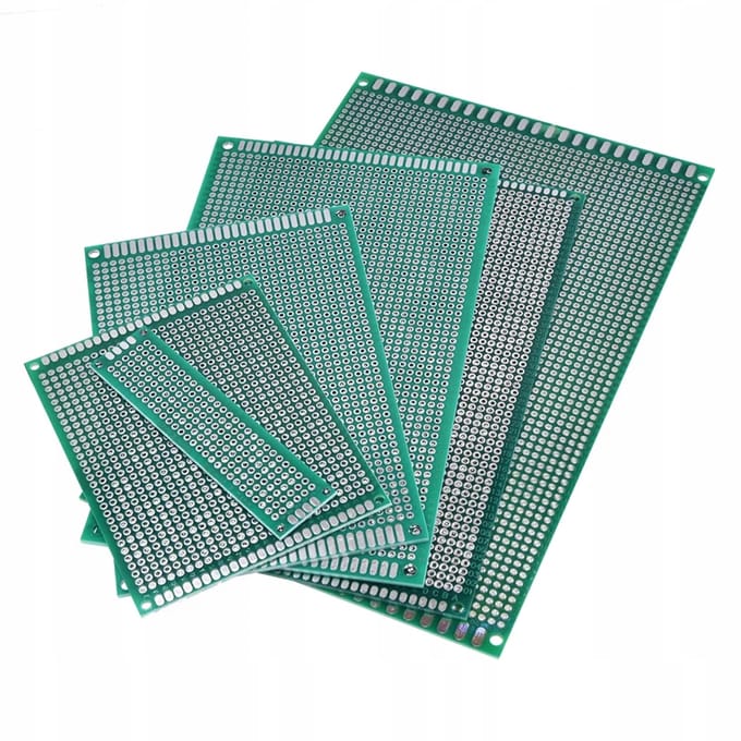 Dubbelzijdig Universeel PCB Prototyping Board 70 x 90 mm (Groen)