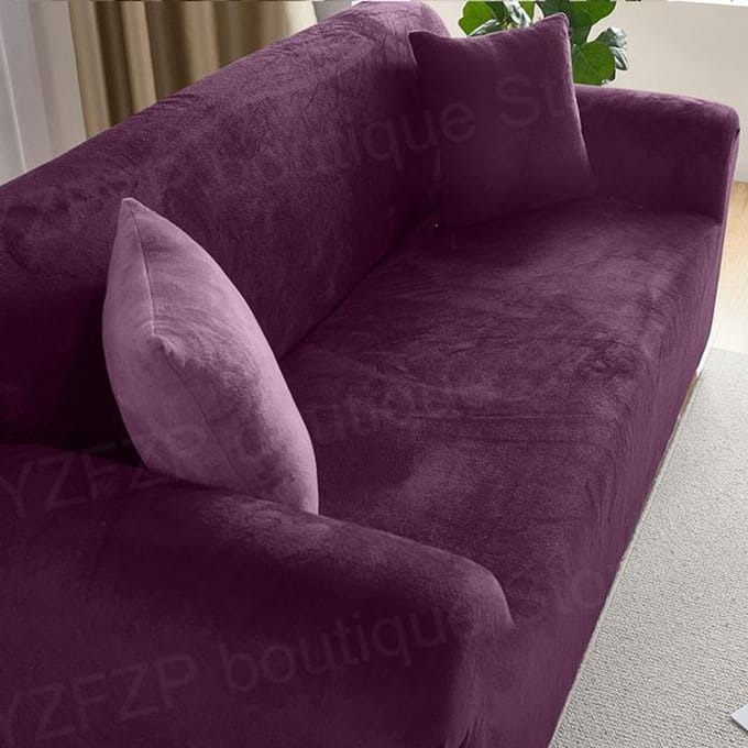 Multi-Color Pluche Stretch Sofahoes Speciale Prijs Bankhoezen Elastische Meubelbeschermer Voor Woonkamer 3 Seat Sofa