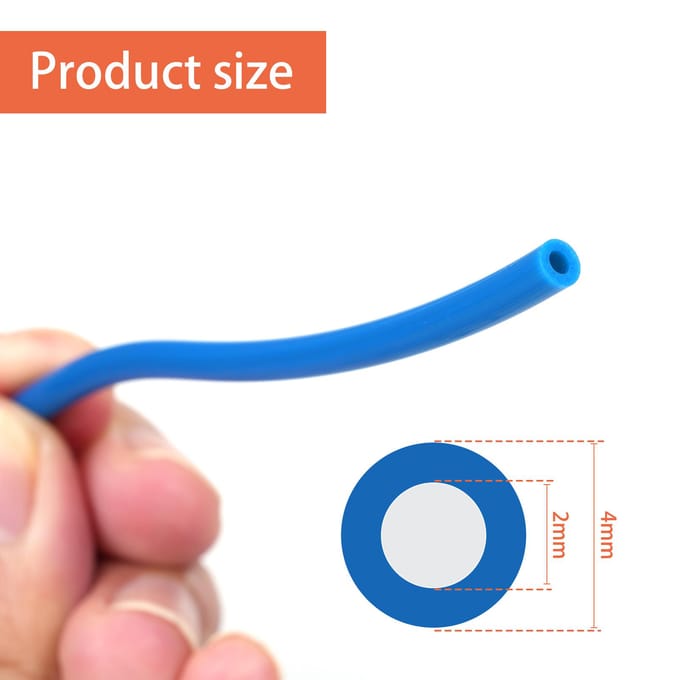3D Printer Kit PTFE Slang 100cm voor 1.75mm Filament met PTFE Buissnijder 2 stuks PC4M6 veelkleurig