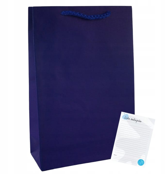 Blauwe Prestige Cadeauzakken 30x9x40cm - Pak van 10