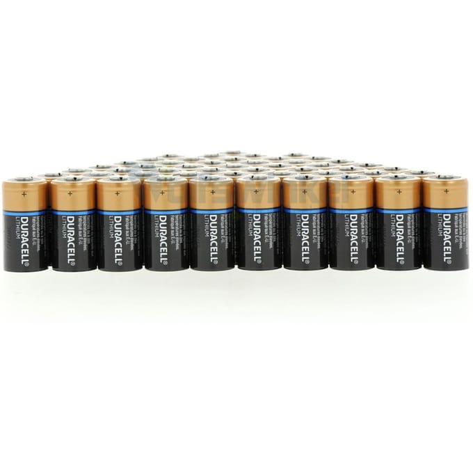 Duracell lithium cr123a batterij 50 stk