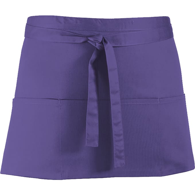 Premier Dames/Dames Kleuren 3 Zakschort / Werkkleding (Paars)