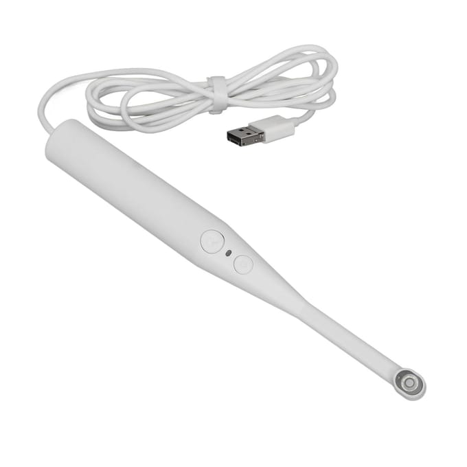 USB Visuele Intraorale Camera HD Tandheelkundige Endoscoop Orale Inspectiecamera 8 LED 720P 2MP Sensor white