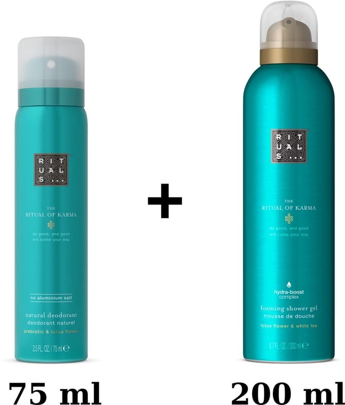 Rituals - Karma - Duo Set - Shower Gel 200 ml + Natural Deodorant 75 ml