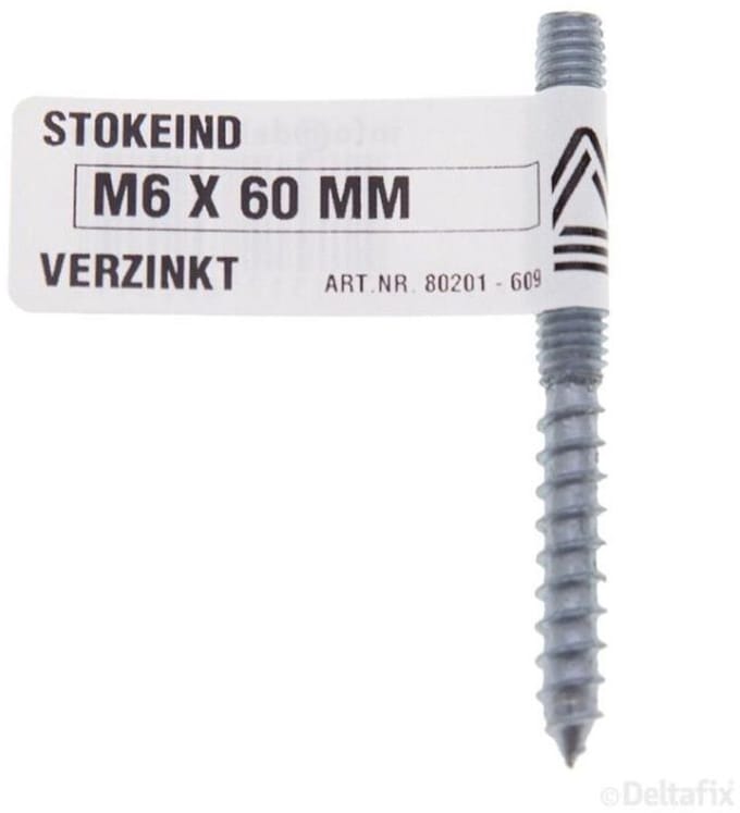 Deltafix - Stokeind m6x60 p/s