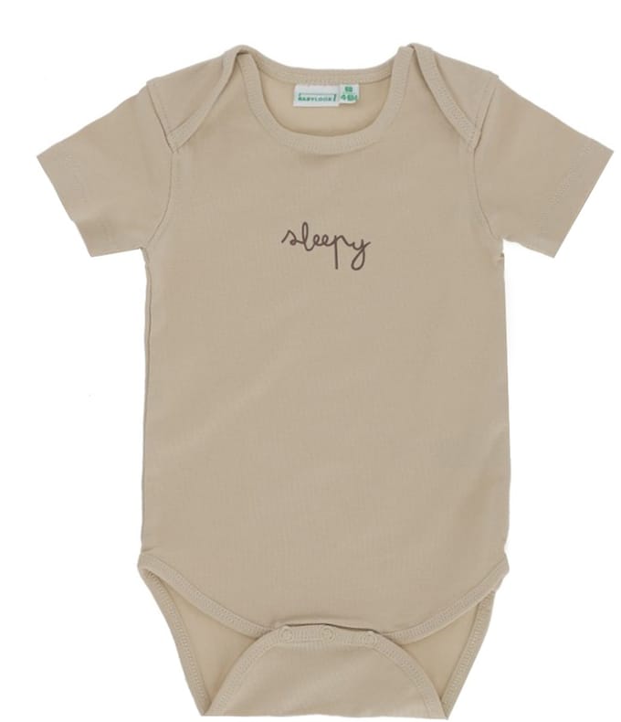 Babylook Romper Korte Mouw - Maat 68 - Oyster Gray