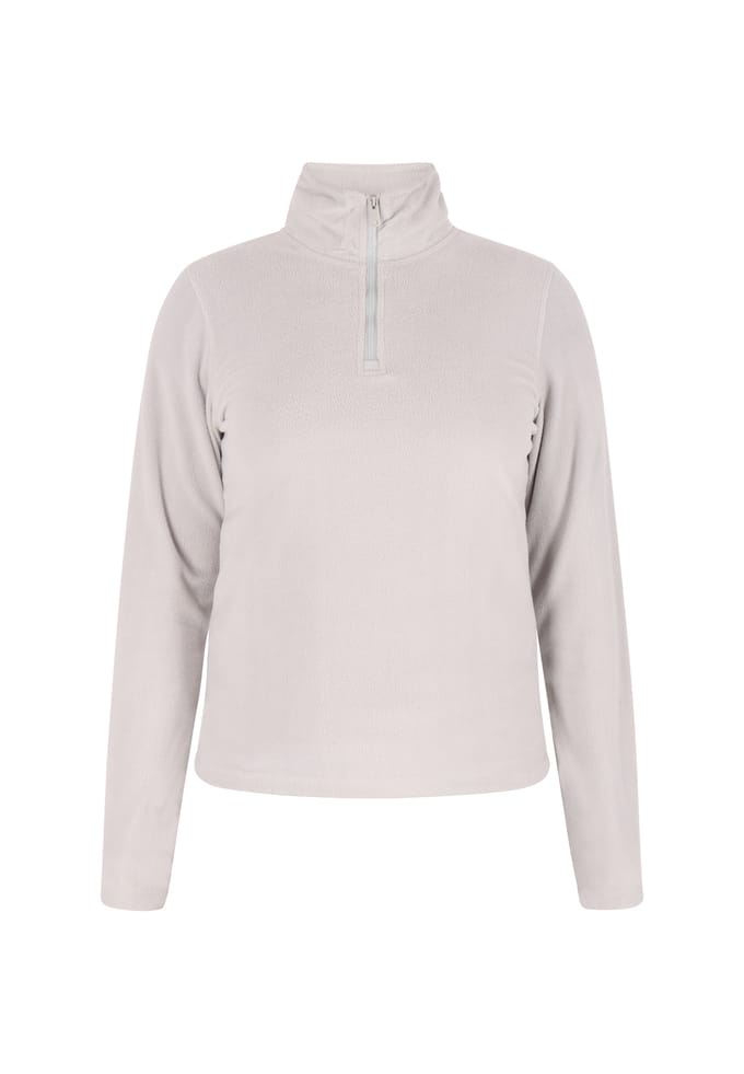 Mymo Fleece trui Dames lichtgrijs