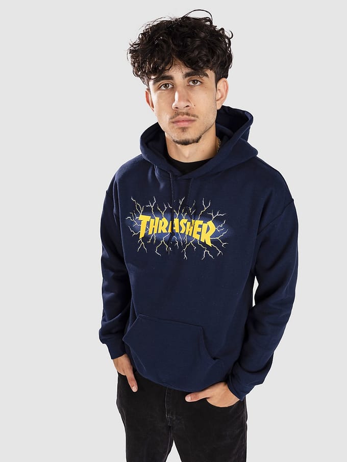 Thrasher Lightning Hoodie Hoodie blauw