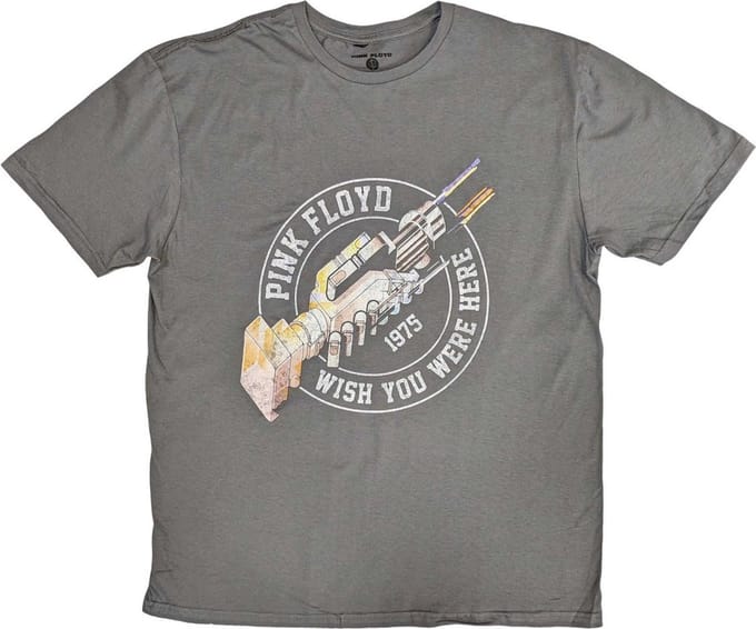 Pink Floyd - Wish You Were Here 1975 Heren T-shirt - S - Grijs