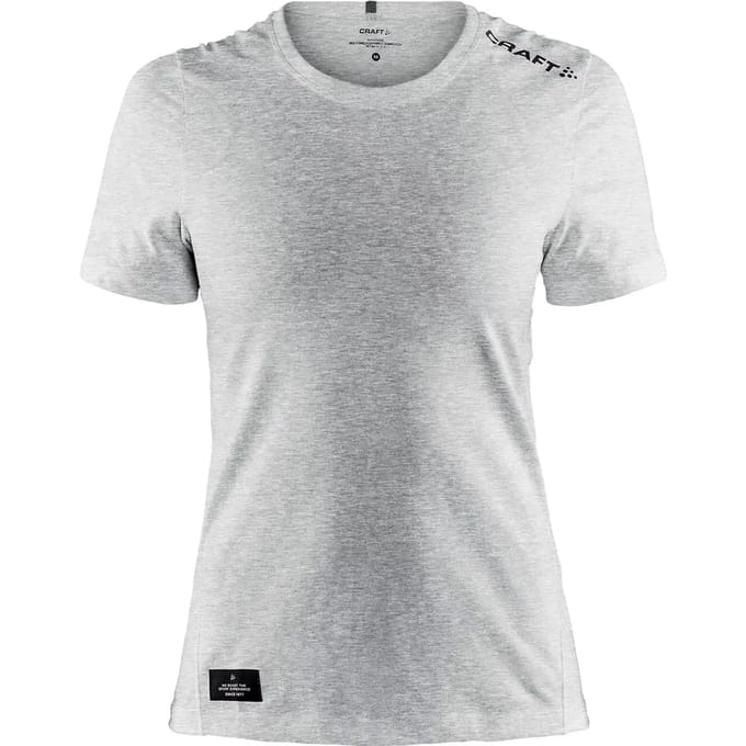 Craft Community Functioneel T-Shirt Dames - Grijs Gemeleerd | Maat: S