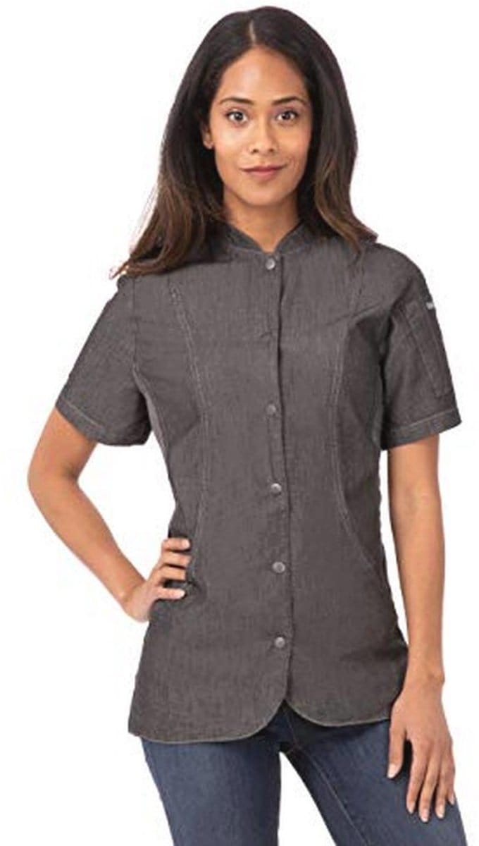 Dames Chef Koksjack Zwart XXL - Modern en Comfortabel