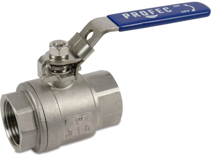 3/4 inch Rvs Kogelkraan - Waterafsluiter 64 bar