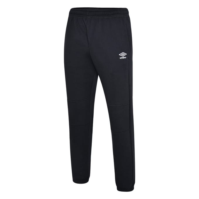 Umbro Heren Club Leisure Joggingbroek (Zwart/Wit)