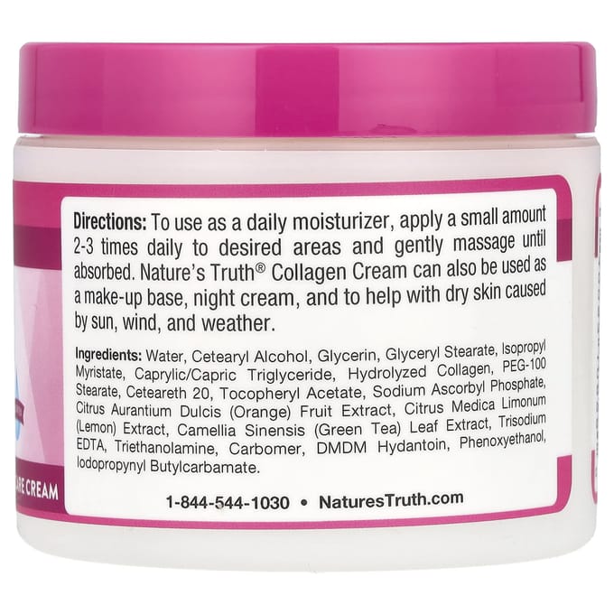 Nature's Truth, Collageen Crème, Geurloos, 4 oz (113 gr) pink