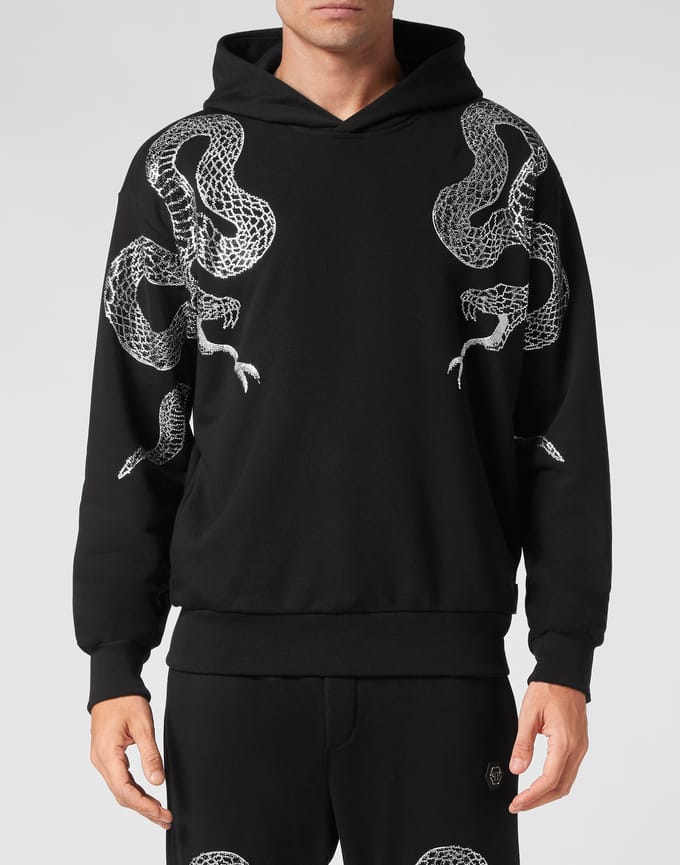 Sweatshirt Met Capuchon Snake