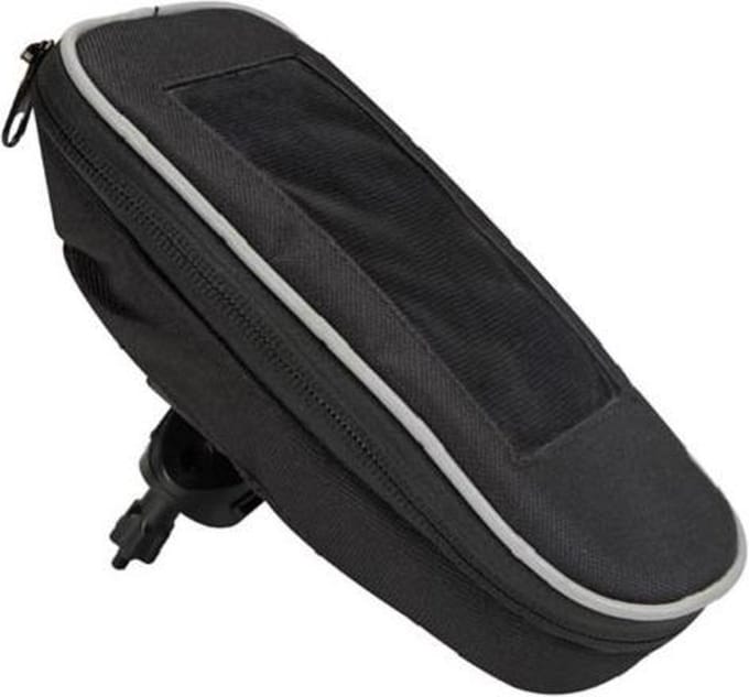 Perel Stuurtas Met Smartphonehouder 8,5 X 13 Cm Polyester Zwart