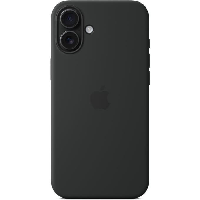 Silicone Backcover MagSafe voor de Apple iPhone 16 Plus - Black